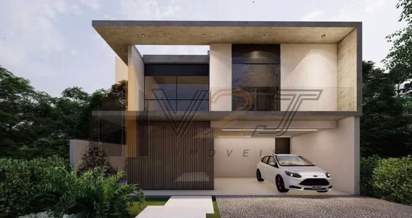 Casa sobrado em construção à venda no condomínio bosque da mata em valinhos - sp.