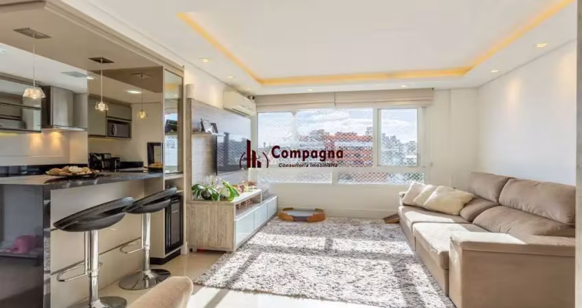Apartamento semi mobiliado com 2 quartos de bairro petrópolis