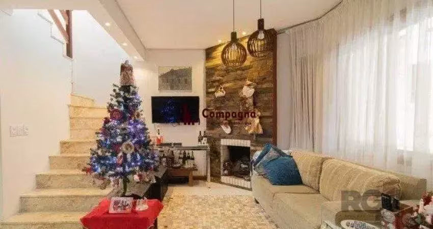 Casa em condomínio na zona sul, 3 quartos, suíte, lareira, churrasqueira, 2 vaga