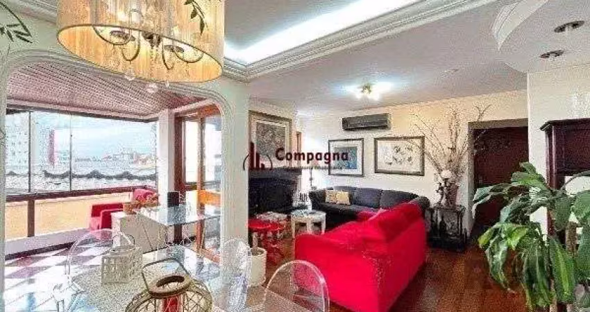 Apartamento com 3 dormitórios, suíte e sacada e 1 vaga - 115m² - petrópolis