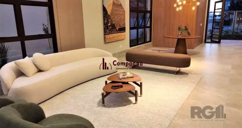 Lindo apartamento 2 dormitórios com 2 suítes, lavabo, vaga de garagem, amplo liv
