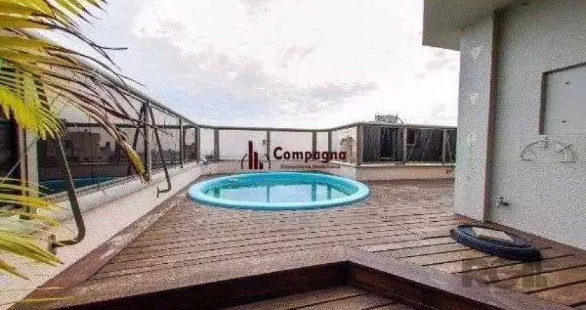 Vende-se ampla cobertura com 2 quartos transformados em 1 ampla suíte martes com