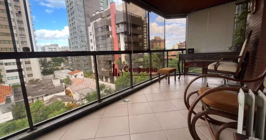 Apartamento 3 quartos, suíte, sacada, lareira, churrasqueira, 2 vagas de garagem