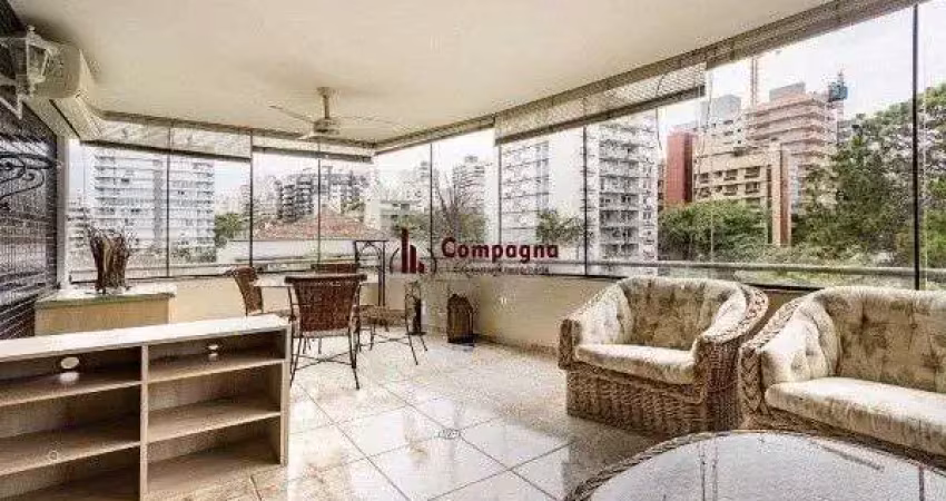 Amplo apartamento com 3 dormitórios, churrasqueira e hidromassagem - 222m² - pet