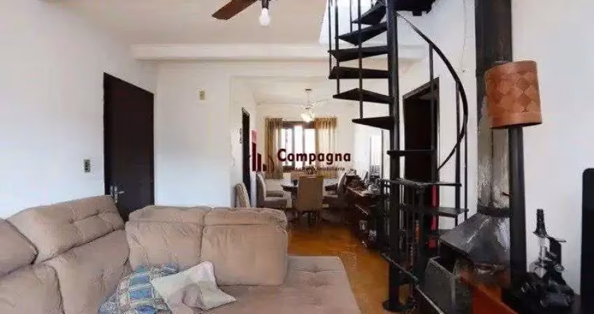 Vende-se ampla cobertura 3 quartos com vaga, lareira e churrasqueira - 175m² - a