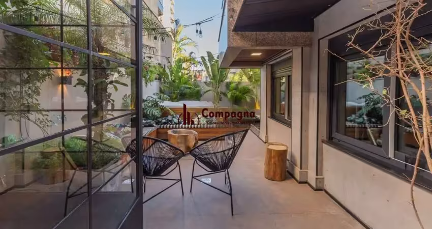 Apartamento garden 2 quartos, 1 suíte, 2 vagas, no bairro petrópolis em porto al