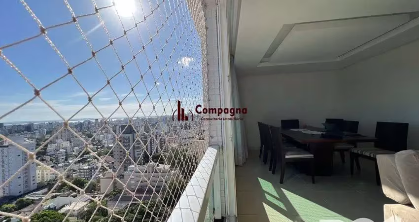 Espetacular apartamento para alugar mobiliado com eletrodomésticos, 3 dormitório