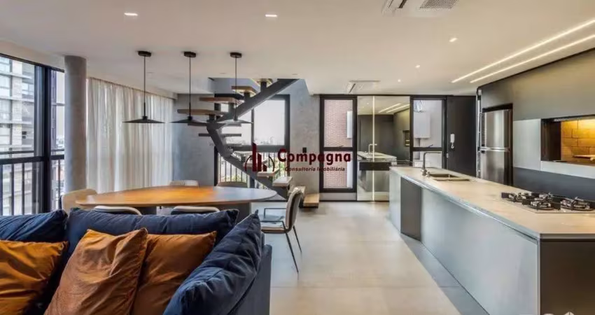 Apto duplex de 121m² com 2 dormitórios e 2 vagas - mont serrat