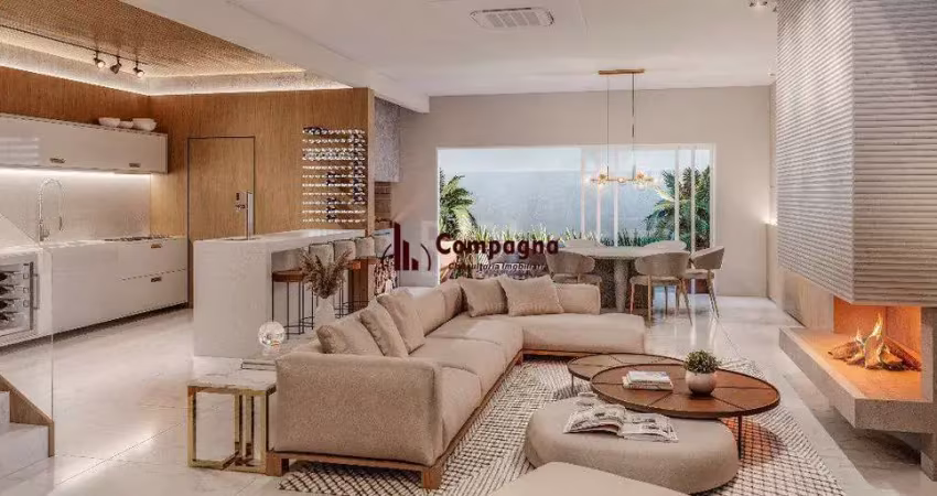 Casa condominio para venda - 300m², 4 dormitórios, sendo 4 suites, 2 vagas - tri