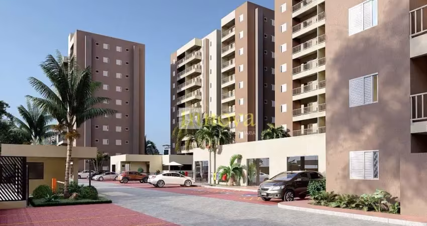 Apartamento  em construção à venda,  com 56m2 com dois dormitórios  e lazer completo em caraguatatu