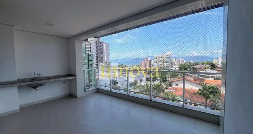 Apartamento vista mar, com 03 dormitórios sendo 01 suíte, a 100m da orla do indaiá, em caraguatatub