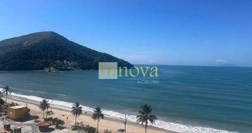 Apartamento para locação, frente mar com 01 dormitório e lazer completo na praia martim de sá, em c