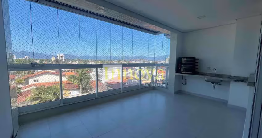 Apartamento vista mar, disponívelpara venda ou locação, com 03 dormitórios, sendo 01 suíte, na prai