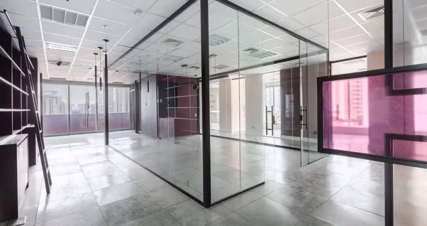 Sala comercial na rua guaraiúva, n. 135 - 6° andar conjunto 61 e 62 • 408 m²