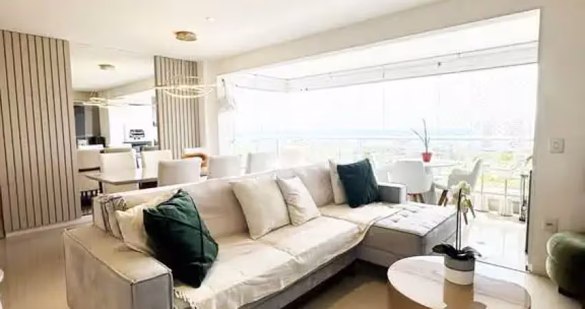 Condomínio living resort - apartamento mobiliado com 3 suítes e dependência, 116