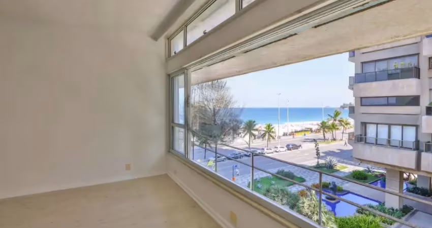 O charme do leblon com o mar como vizinho - lindo apartamento à venda