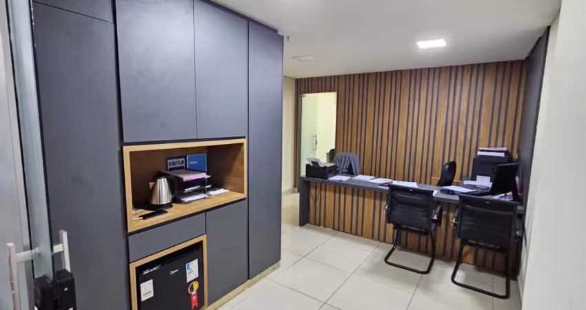 Sala comercial new york square 100% mobiliado , vista av 136