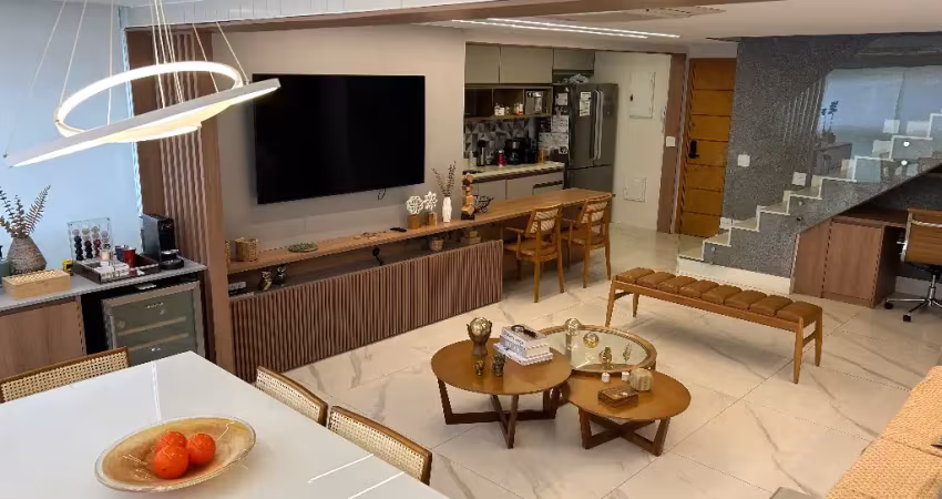 Espetacular cobertura duplex :: projetada por arquiteto :: prédio com total infra