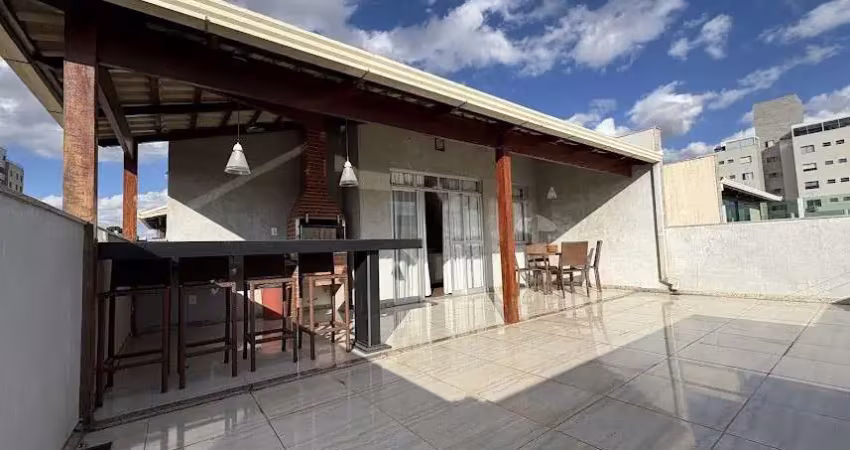 Cobertura duplex para venda em contagem, fonte grande, 3 dormitórios, 1 suíte, 3 banheiros, 2 vagas