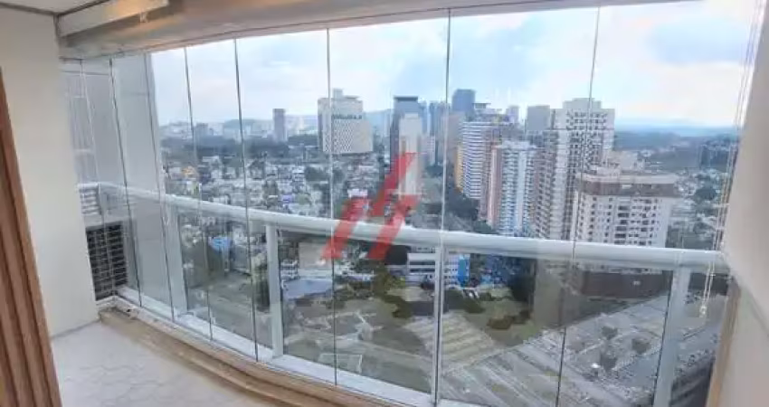 Apartamento para locação de alto padrão edificio novare alphaville - barueri-sp: 1 quarto, 1 sala, 1 banheiro, 1 vagas de garagem.