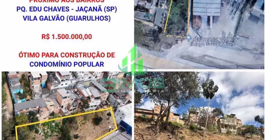 Terreno à venda, 1.457,65 mts a. total -  parque edu chaves, são paulo, sp