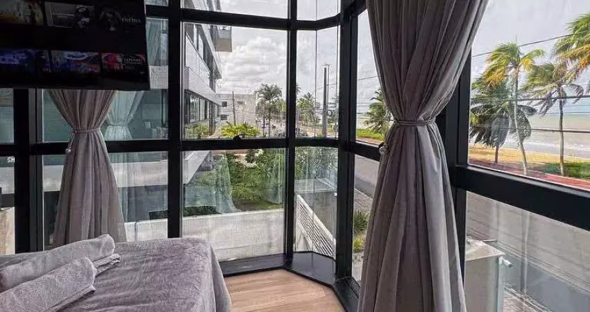 Flat para venda em joão pessoa, cabo branco, 1 dormitório, 1 suíte