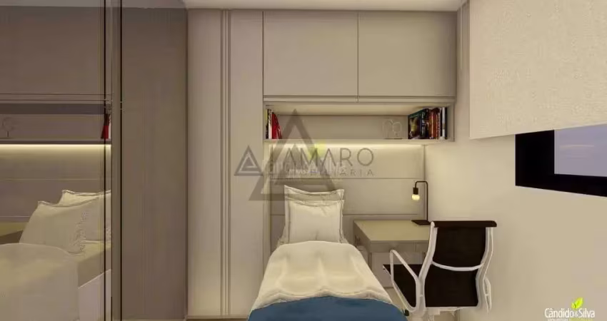 Casa com 43m² - 2 quartos , 1 banheiro, sala estar/jantar, cozinha, churrasqueira e área de serviço.  vaga de garagem descoberta para 2 veículos.