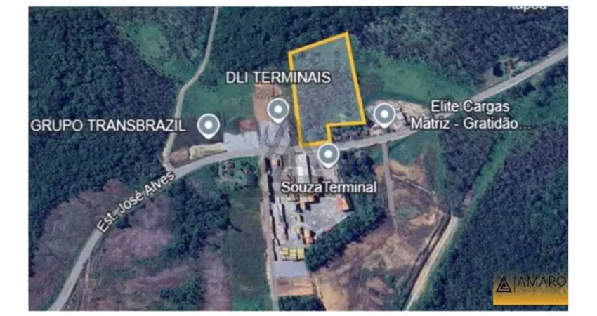 Área retroportuária de 21.063m²em  itapoá sc, jaguaruna (jaca), 2.600m da b1