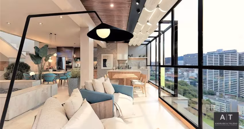 Imagine viver no topo, em uma cobertura de 191m² com 3 suítes no garden são francisco
