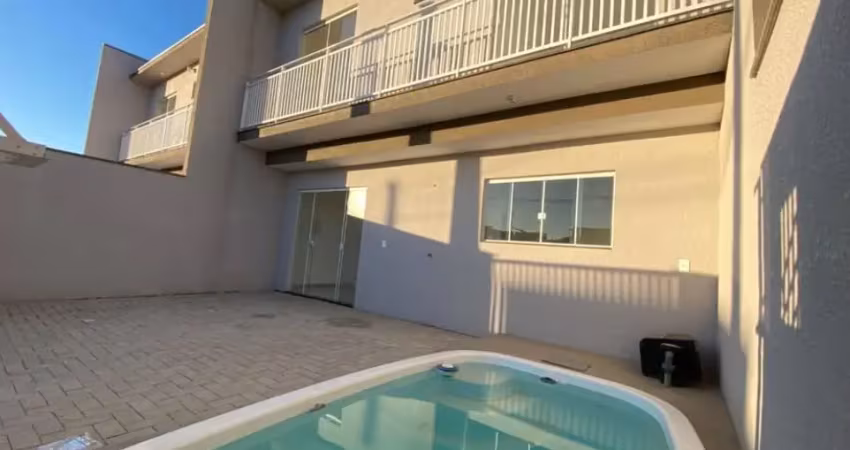 Sobrado com piscina por r$ 385mil em itajuba barra velha/sc.
