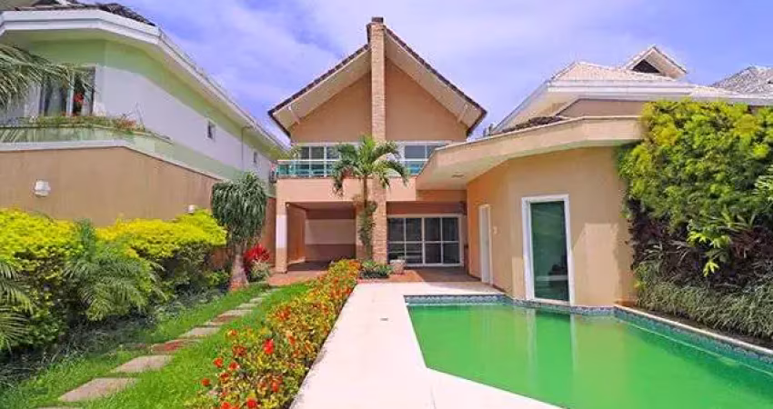 Casa triplex com 4 quartos para alugar, 360 m² por r$ 12.000/mês - parc des palmiers - recreio dos bandeirantes - rio de janeiro/rj