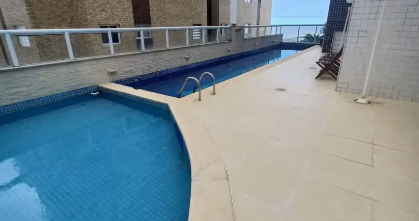Lindo apartamento frente mar no centro mongaguá , desfrute de lindos dias com a familia !