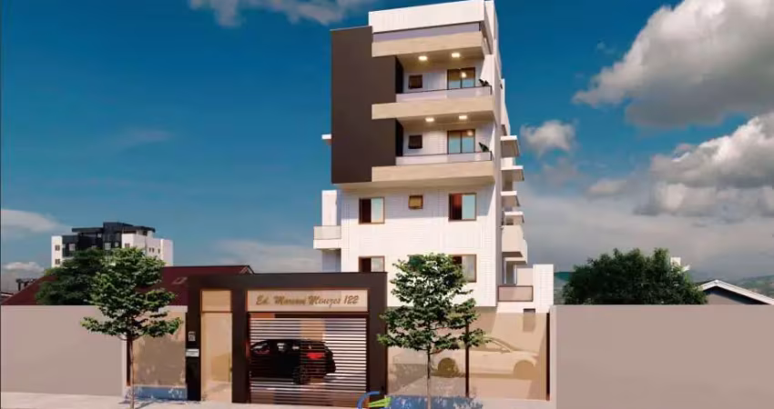 Apartamento com 2 quartos (1 suíte) no santa branca