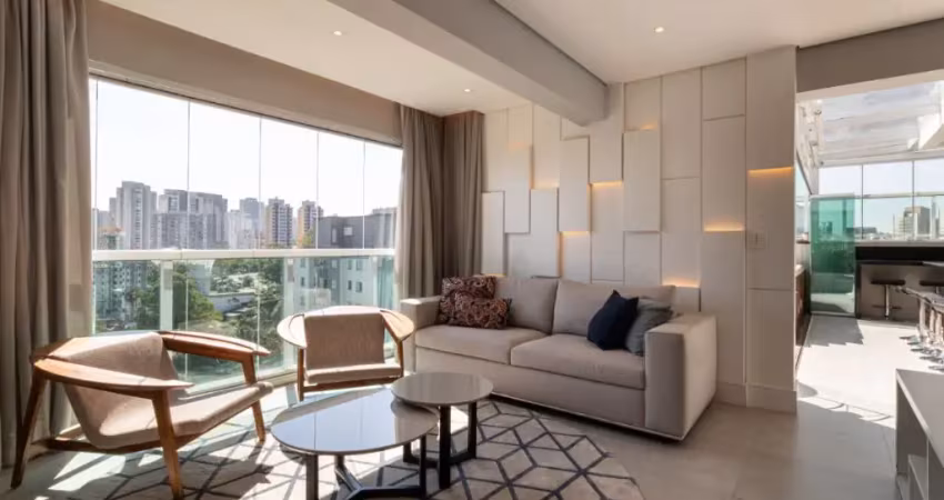 Apartamento à venda com 146m², 3 suítes, jacuzzi privativa, 2 vg e terraço gourmet na vila andrade