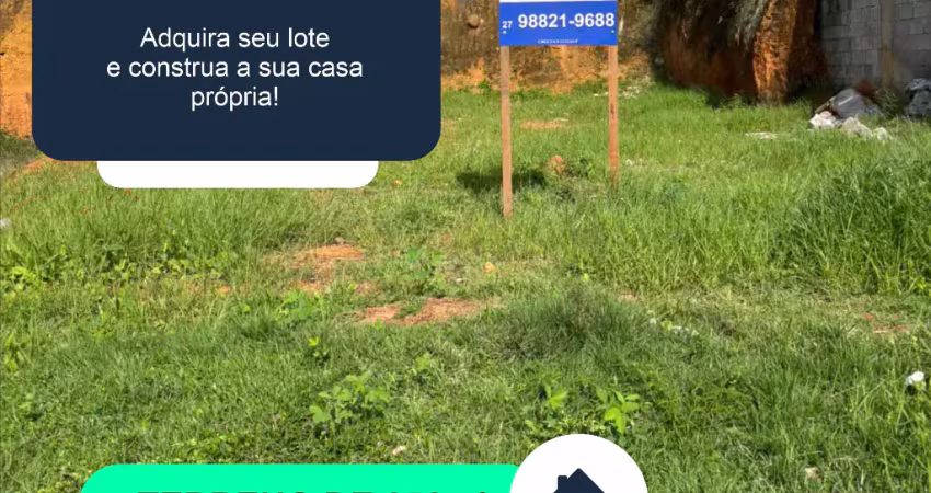 Lote de 252m2 no residencial vista de vitória, onde você pode realizar seu sonho de ter sua casa, seu negócio ou os dois.