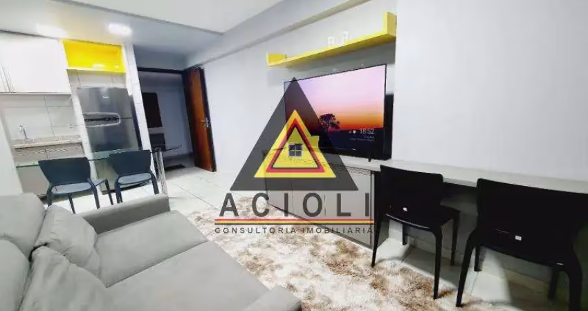 Locação - flat com mobília completa - 35 m² - pina - próximo ao riomar