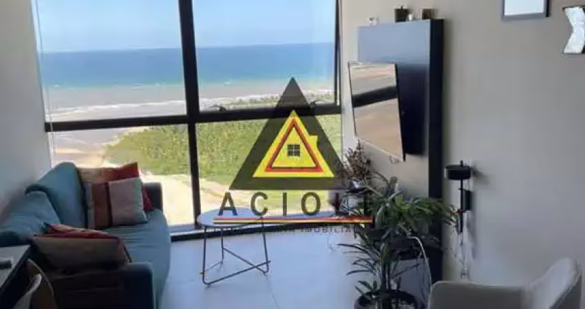 Flat com linda vista mar - mobiliado - locação em barra de jangada