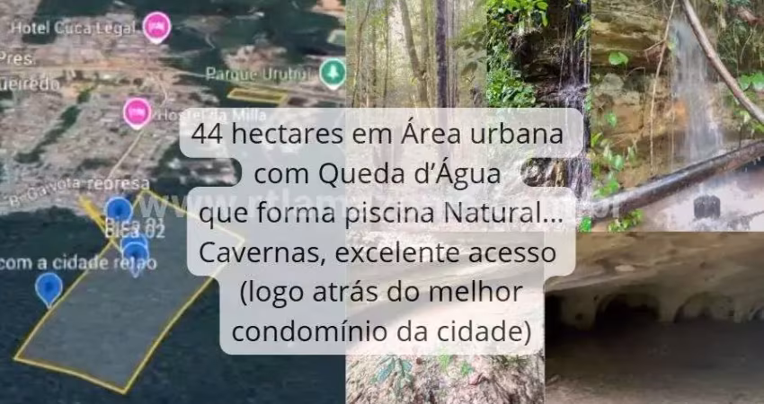 44 hectares em plena area urbana de presidente figueiredo/am