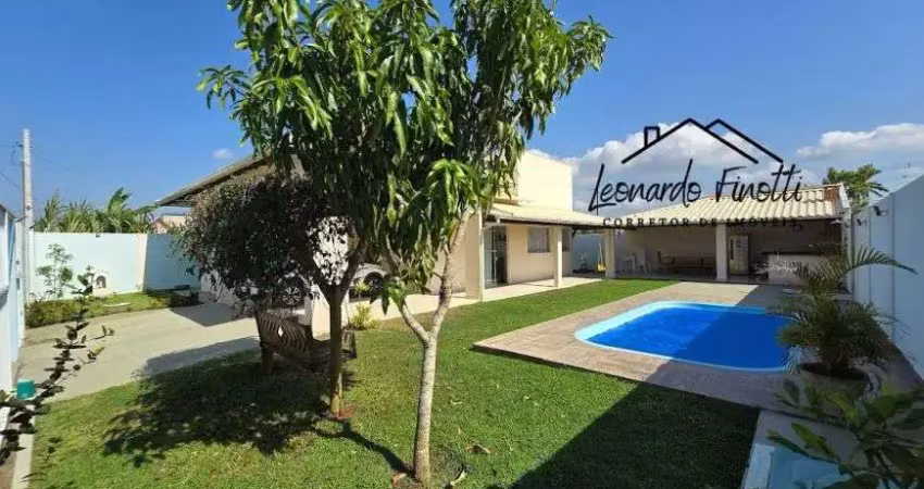 Casa 3 quartos com piscina residencial hz - praia grande, fundão