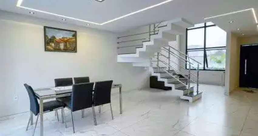 Casa individual 3 quartos com 2 suite no condominio yahoo - manguinhos