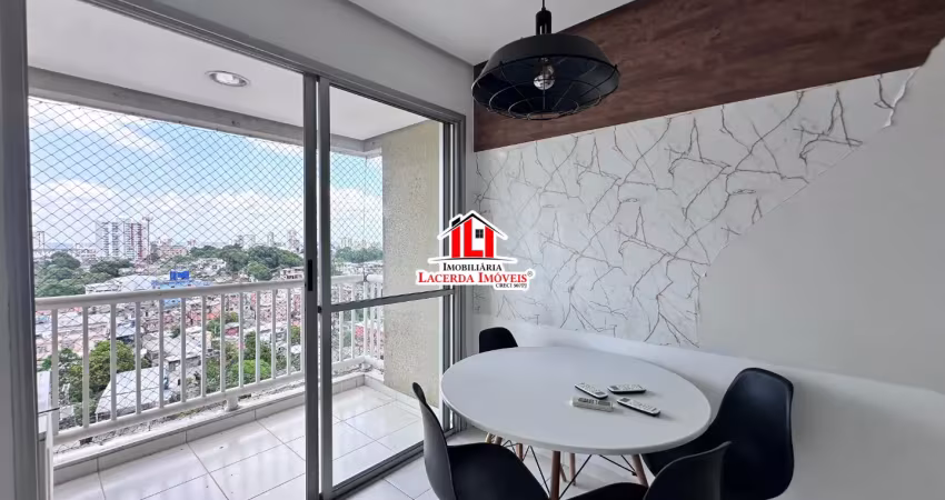 Alugo apartamento mobiliado 3 dormitórios no condominio life centro
