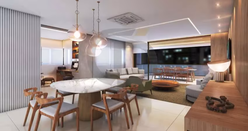 Apartamento para venda em maceió, jatiúca, 4 dormitórios, 4 suítes, 5 banheiros, 3 vagas