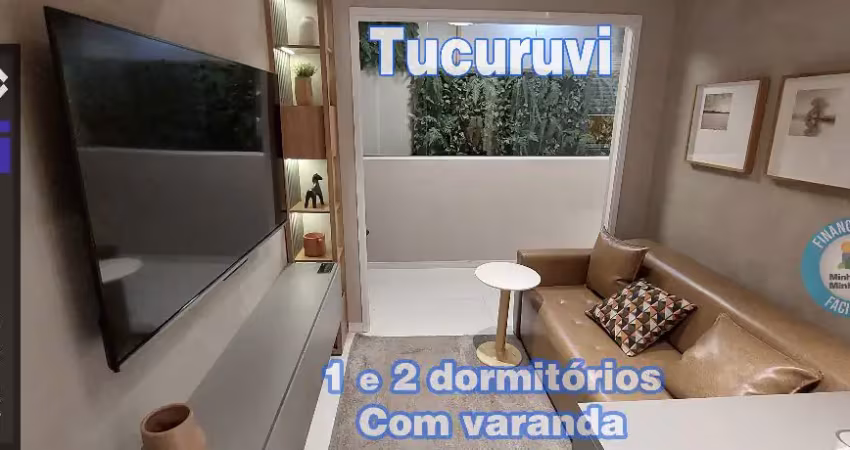 Apartamento 1 ou 2 dormitórios com varanda gourmet a 200m do metrô tucuruvi