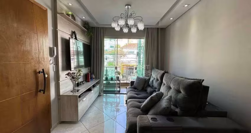 Apartamento à venda, 80 m² por r$ 459.000,00 - parque das nações - santo andré/sp