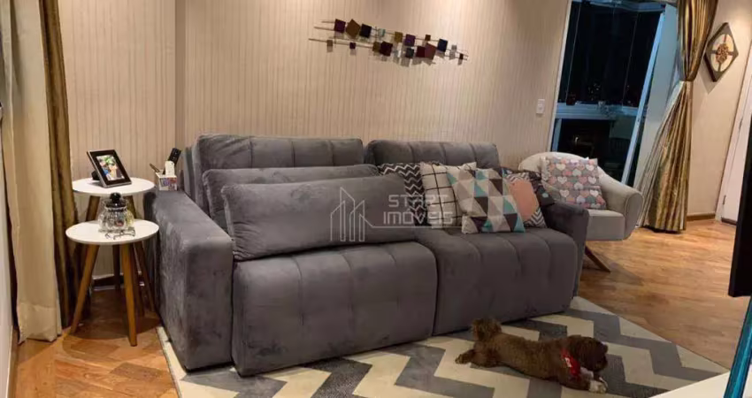 Apartamento à venda, 90 m² por r$ 699.000,00 - campestre - santo andré/sp