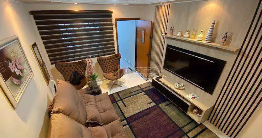 Sobrado à venda, 89 m² por r$ 700.000,00 - campestre - santo andré/sp