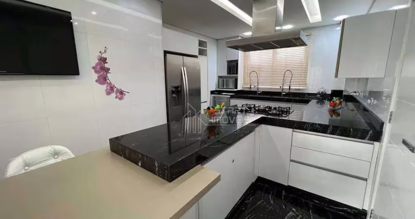 Apartamento à venda, 227 m² por r$ 3.580.000,00 - jardim - santo andré/sp