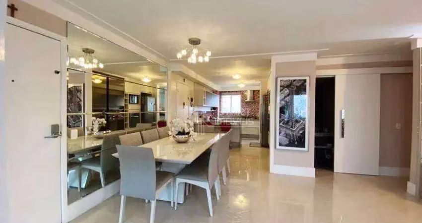 Apartamento alto padrão à venda, 128m², 3 suítes, centro, santo andré/sp.
