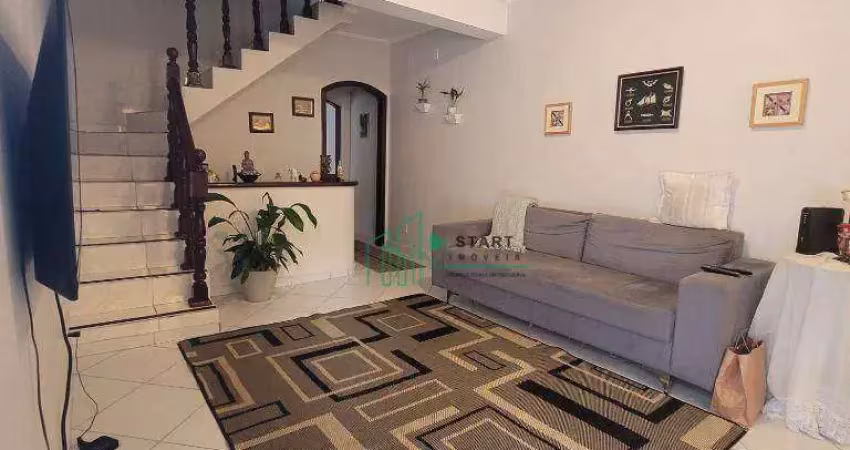 Sobrado com 3 dormitórios à venda, 151 m² por r$ 890.000,00 - campestre - santo andré/sp