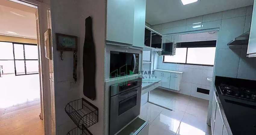 Apartamento alto padrão com 3 dormitórios para locação 114 m² santo andré/sp